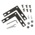 Office Panels 90#&176; Corner Connector Kit For 60&quot;H Panel