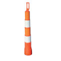 Plasticade Products 650R1-O-4-EG-A Navicade Delineator Post 49&quot;H, Post Only - NO BASE