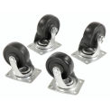3&quot; Replacement Casters for Global Hardwood Dolly, 1000 Lb. Cap., 4/Pk