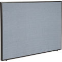 Global Industrial 60-1/4"W x 42"H Office Partition Panel, Blue