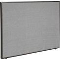 Global Industrial 60-1/4"W x 42"H Office Partition Panel, Gray