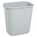 Rubbermaid® Small Plastic Wastebasket, 13-5/8 Qt., Gray