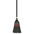 Boardwalk Flag Tipped Poly Lobby Brooms, 38&quot; Length, Natural/Black, 12/Case