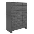 Durham Steel Drawer Cabinet 025-95 - With 60 Drawers 34&quot;W x 11-3/4&quot;D x 48&quot;H