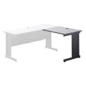 Global Industrial Right Handed Return Table, 36&quot;W, Gray