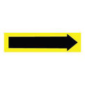 Pipe Marker - Pressure-Sensitive - Direction Arrow Yellow, Yellow, For Pipe 18 yards per roll,0"W