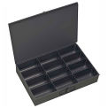 DURHAM Compartment Box - 18x12x3&quot; - (12) Compartments - With Fixed Dividers - Pkg Qty 4