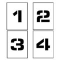 NMC PMN24 Individual Character Stencil 24&quot; - Number Set 0-9