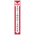 National Marker Company M39P Vinyl Fire Safety Sign - Fire Extinguisher