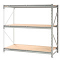 Record Storage Rack Add-On, 96&quot;W x 36&quot;D x 72&quot;H, Gray