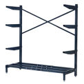 Cantilever Rack Shelving, 600 Lbs Capacity, 60&quot;W x 24&quot;D x 72&quot;H