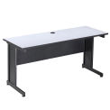 Global Industrial 72&quot;W Desk - Gray Finish Top
