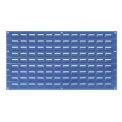 Global Industrial Louvered Wall Panel, Blue, 18x19 - Pkg Qty 4