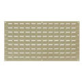 Global Industrial Louvered Wall Panel, Tan, 18x19 - Pkg Qty 4