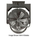 Americraft 24&quot; EXP Alum Propeller Fan W/ 1 Way Swivel Yoke -1/2 HP, 6000 CFM, 4 Blades