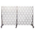 Mobile Folding Security Gate 7'6&quot;H x 12'W In-Use, XL1280