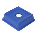 Rubbermaid® Square Bottle & Can Recycling Lid, Blue