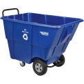 Recycling Tilt Truck, Blue, 1/2 Cubic Yard Capacity