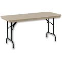 KI DuraLite Folding Table - 96x30&quot; - Gray