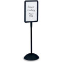 SAFCO Write Way Message Board - 18x18x65&quot; - Rectangular Style