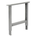 Adjustable Height Leg For 30&quot; Benches, 27-7/8 To 35-3/8, Gray