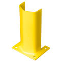 Bluff 1/4PO12-YEL 12&quot; H Steel Post Protector,1/4&quot; Thick, Yellow