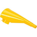 Eagle F15FUN 10&quot; Polyethylene Funnel for Metal Type I Cans - Yellow