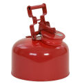 Eagle 1423 Disposal Can Galvanized, Red, 2.5 Gallons