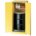 EAGLE Vertical Drum Cabinet For Flammable Hazardous Waste - 31x31x65&quot; - 1 Drum - Self-Close Doors