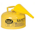 Eagle UI-20-FSY Type I Safety Can, 2 Gallon with Funnel, Yellow