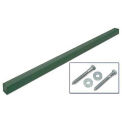 United Visual Products 4&quot;W x 4&quot;D x 96&quot;H Single Woodland Green Post and Hardware