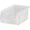 Quantum QUS221CL Ultra Stack and Hang Bin, 6 x 9-1/4 x 5 Clear - Pkg Qty 12