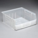 Quantum QUS235CL Ultra Stack and Hang Bin, 11 x 10-7/8 x 5 Clear - Pkg Qty 6