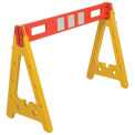 Vestil AFB-44 Portable Plastic A-Frame Style Barricade 44-1/2&quot; With 1 Rail