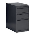 Global Mobile Pedestal, Box/Box/File, Black, GMP-23BBF-BLK