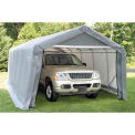 Peak Style Shelter, 12x28x10, Grey