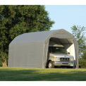 ShelterLogic Barn Style Shelter, Gray, 12&#39; x 28&#39; x 11&#39;