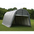 Round Style Shelter, 12x20x10, Grey