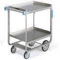 LAKESIDE Heavy-Duty Stainless Steel Carts - 33"Wx21"D Shelf - 2 Shelves