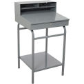 Open Steel Shop Desk - 24x22 - Gray
