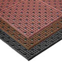 NoTrax Multi-Mat II Reversible Drainage Mat, 3' x 2', Black