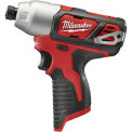 Milwaukee M12 Cordless 1/4&quot; Hex Impact Driver (Bare Tool Only), 2462-20