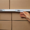 AIGNER Slip-Strip Self-Adhesive Label Holders - 36" - Package of 6 - 1.25