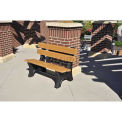 6' Colonial Bench, Recycled Plastic, Cedar