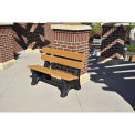 8' Colonial Bench, Recycled Plastic, Cedar