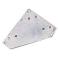 Lyon Gussets, Galvanized, 6"x6", 12/Pk