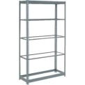 Boltless Heavy Duty Shelving 36&quot;W x 24&quot;D x 84&quot;H, 5 Shelves, No Deck