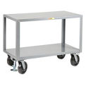 LITTLE GIANT Heavy Duty Mobile Table, 36 x 72, Floor Lock