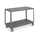 LITTLE GIANT Two-Shelf Mobile Tables - 60&quot;Wx30&quot;D Shelves