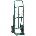 Single Cylinder Cart Truck with Continuous Handle, 10&quot; Pneumatic Wheel, 800 lbs Capacity, 47&quot;H